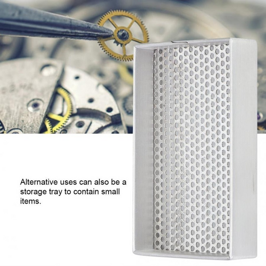 Watch Parts Storage Tray Organizer Dryer Plate Aluminum Cleaning Tool Watchmaker