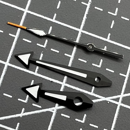 Grünes Leuchtendes Pfeilförmiges Zeigerset für Uhrwerk 8200 8215 8200 Schwarze
