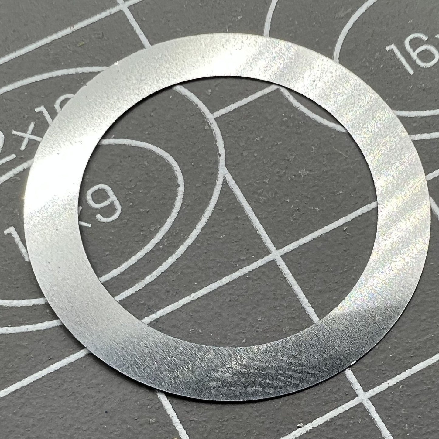 Denim blue backdrop featuring tangerine orange date wheel for Miyota NH35 NH36 watches.