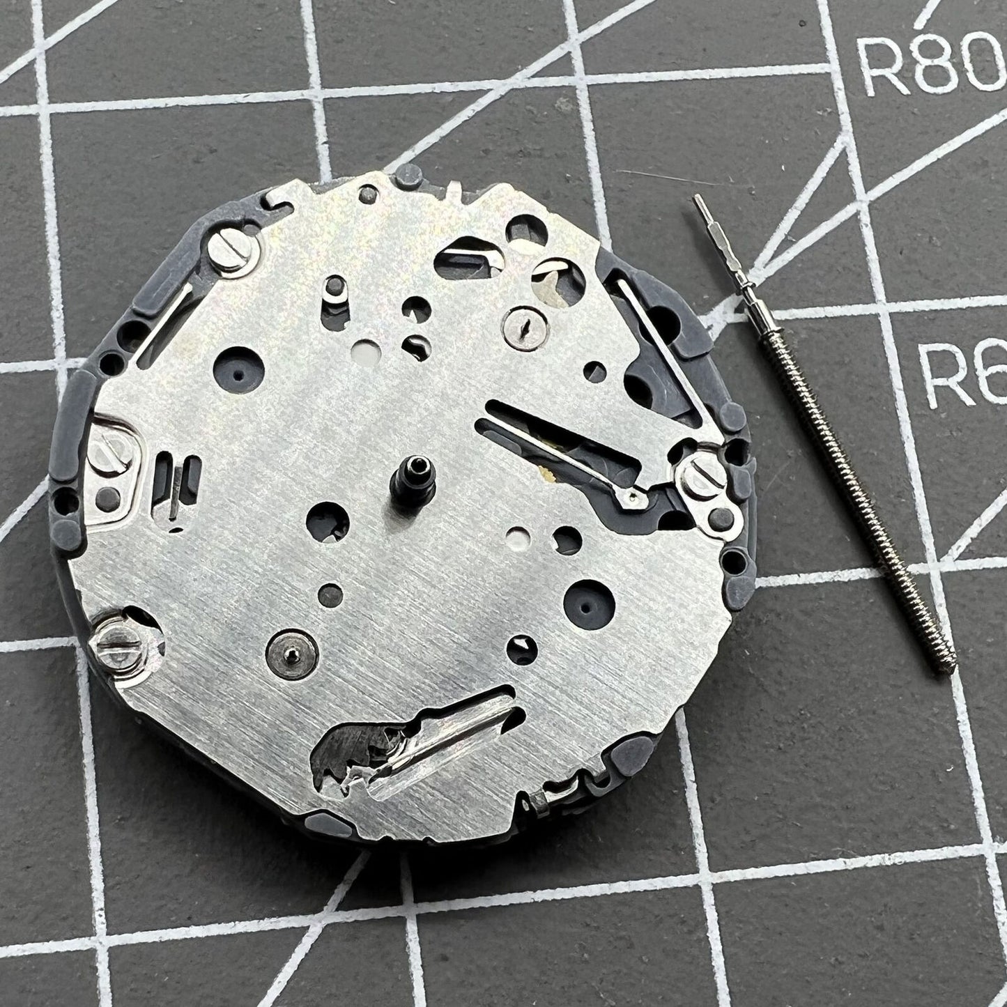 Japan Made VH64A quartz watch movement by VH64, precise and reliable for watch repairs and custom builds.