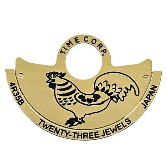 Coq ~ China Zodiac Golden Rotor Masse oscillante pour NH35 NH36 4R35