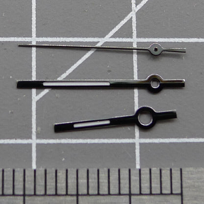 13,5 mm glänzende schwarze Zier-Leuchtzeiger für Miyota 2315 2035 2036 2115 2305