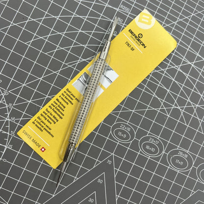 Bergeon 7767-SF spring bar remover tool for precise watch bracelet adjustments, Swiss made quality.