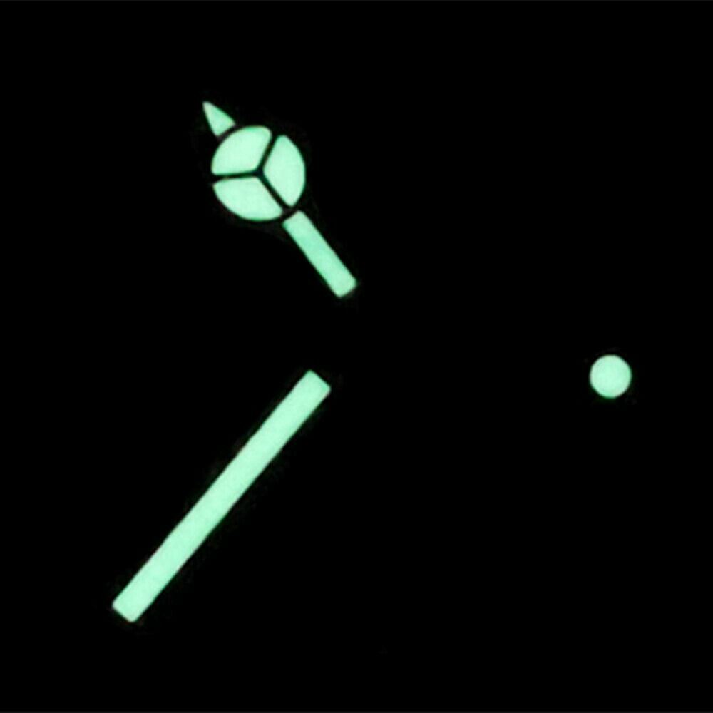 BGW-9 luminous blue-green watch hands set for SKX/SBBN NH35A/NH36A, boosting visibility and style.