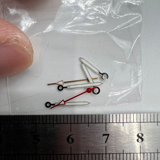 Red second and green luminous watch hands set, compatible with Miyota 2035 2115 2105 2305 movements