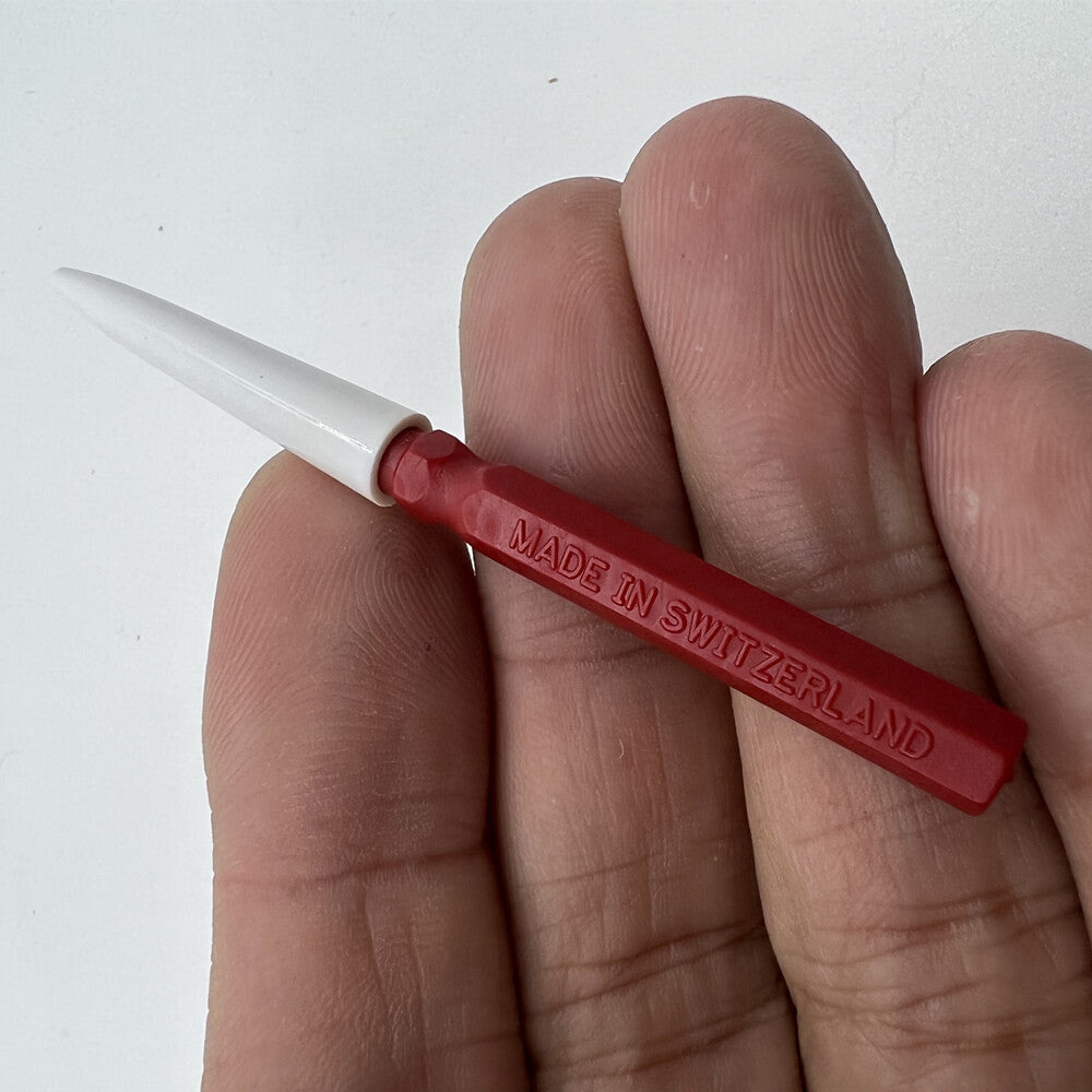 Bergeon 30102-A fine red watch dip oiler tool for precise oil application in watch repair