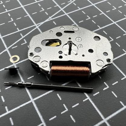 Miyota Quarzwerk 2036 watch movement with HCP stem, precise timekeeping component for watch repair.