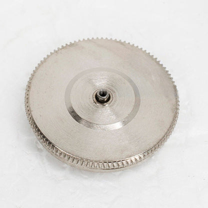Barrel with complete mainspring for ETA C07.111 watch movement by ETA, precise replacement part for watch repair.
