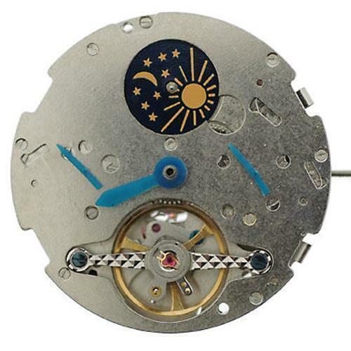 LB06 Uhrwerk, automatisches mechanisches Uhrwerk, 3 Augen, Datum bei 3, Tag bei 9