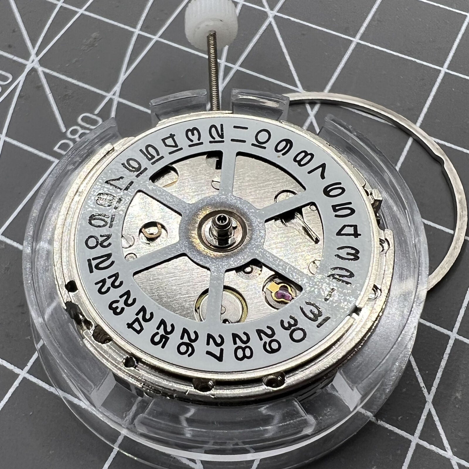 MINGZHU DG2813 mechanical watch movement with big date, perfect 8205/8215 replacement part