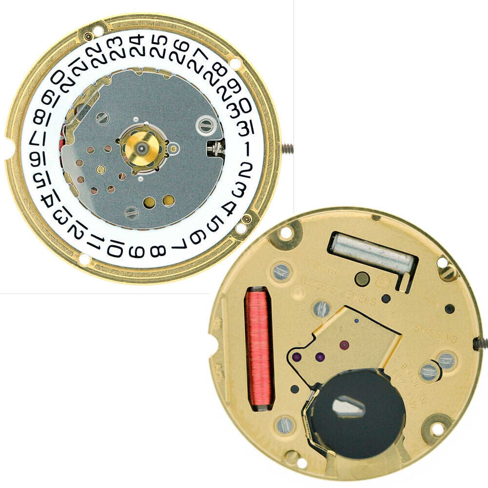 ETA F04.111 Watch Quartz Movement  3 hands Date 3