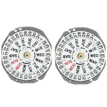 Hattori Epson TMI VJ23 quartz watch movement, Japan-made, precise timekeeping for watch repairs.