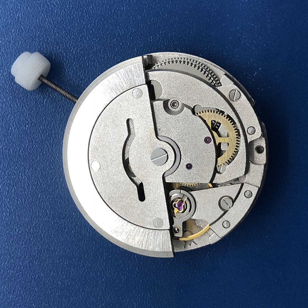 DG2813 Automatisches mechanisches Uhrwerk, kleine Sekunde bei 9, Einzelkalender, Silber