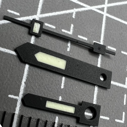 Black Trim C3 Green Lume Vintage Hands Set for NH34 NH35 NH36 NH38 NH39 NH70
