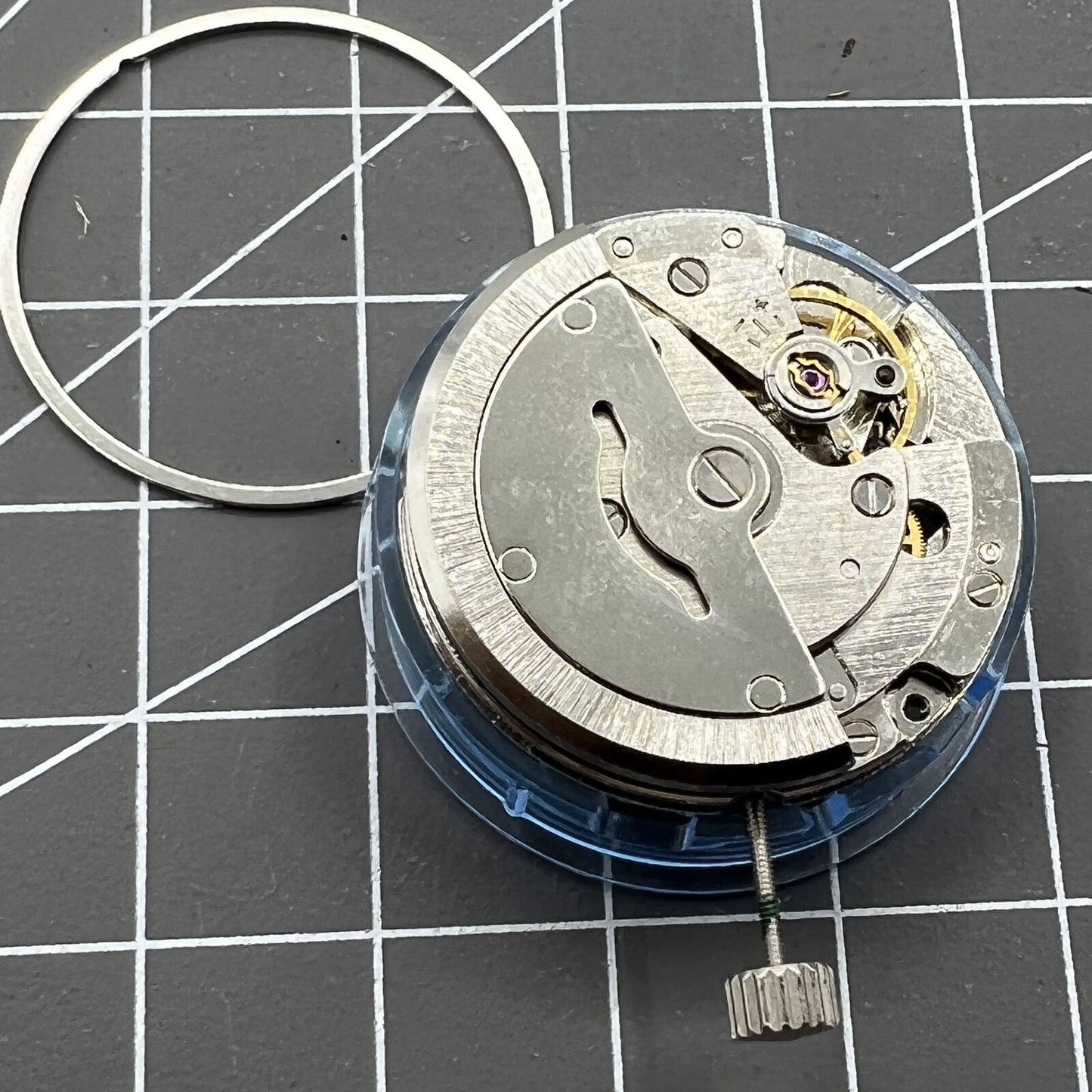 Seagull TY2806 automatic watch movement with date display, precision mechanical parts for repair and customization.