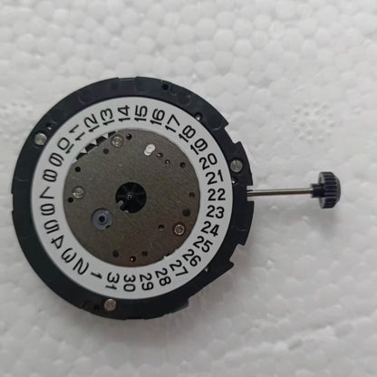 Mouvement à quartz Miyota 6S11 Date à 3 h, 2 aiguilles, petite seconde à 6 h et 12 h