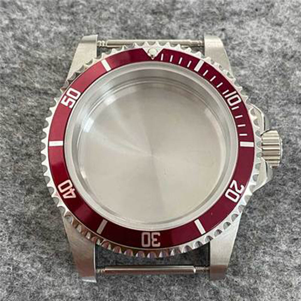 Waterproof Watch Case 39.5mm Stainless Steel Mirror Sapphire Glass for NH35/36