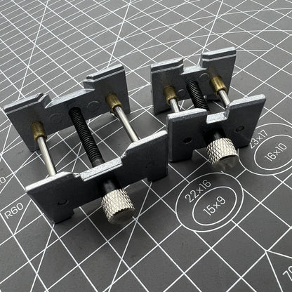 2 PIECES/set Movement Holder Watch Case Metal Watchmaker Clamp Repair Tool