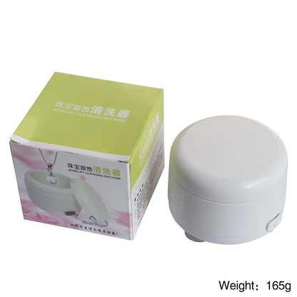 Mini Ultrasonic Cleaner Ultrasonic Jewelry for Eyeglasses Watches Dentures