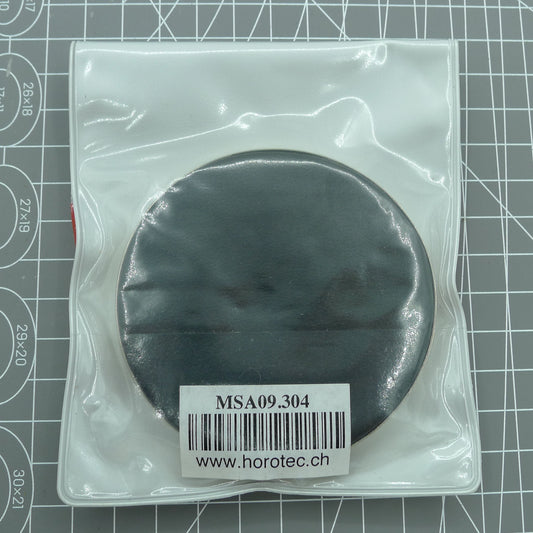 Horotec MSA09.304 case cushion with chromed metallic ring, 75mm diameter, 13mm height for watch support.