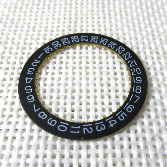 Roue de date noire, compatible avec le mouvement 2834 Date@3 #17