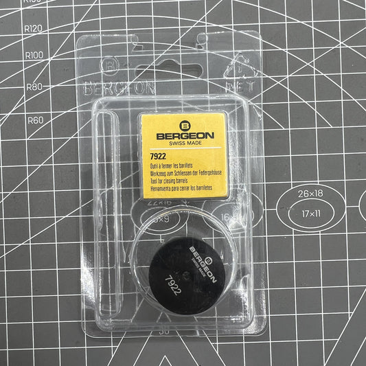 Bergeon Swiss Federhaus Werkzeugsatz 7922 zum Schließen der Hauptfederabdeckung