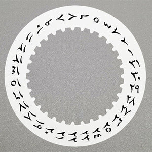 Vintage Arabic Font White Date Disk Wheel Date Wheel Generic for 3135 Movement