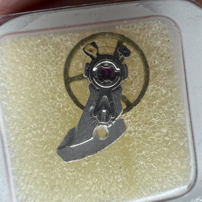 Swiss Made ETA2671 watch part balance wheel with splint for precise movement in watch repair.