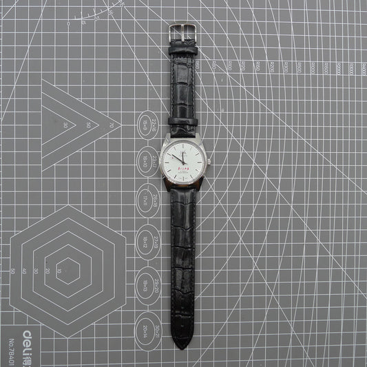 Shanghai Factory 37mm 7120 men's manual mechanical watch with shock-resistant design for durability.