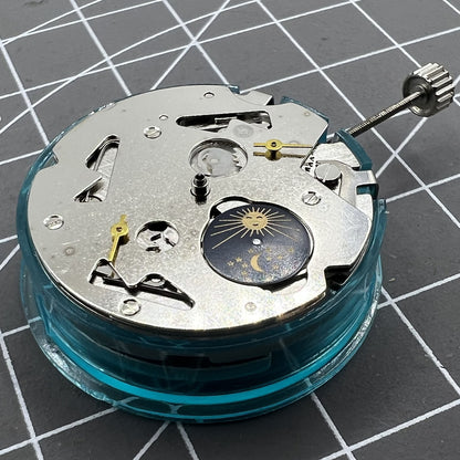 Mouvement mécanique Seagull ST6 sans calendrier, étoile et phase de lune à 6 heures