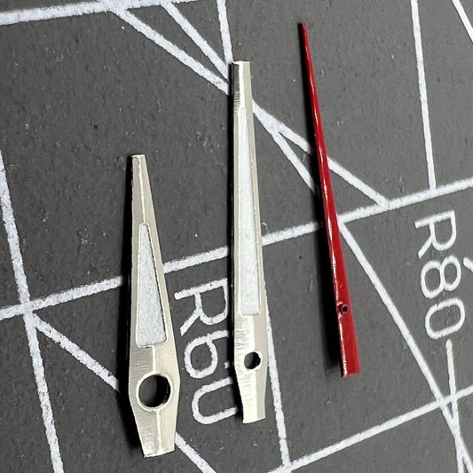 Lume Red second hand set for Miyota 2035 quartz, boosting watch visibility and accuracy.