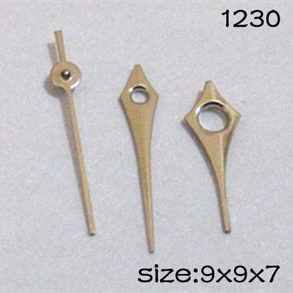 Jeu d'aiguilles de montre en argent pour mouvement Miyota 2035 n° 1230