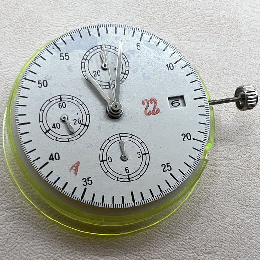 7750 Automatik Chronograph Kleine Sekunde bei 3 6 9 Uhr Mechanisches Datum