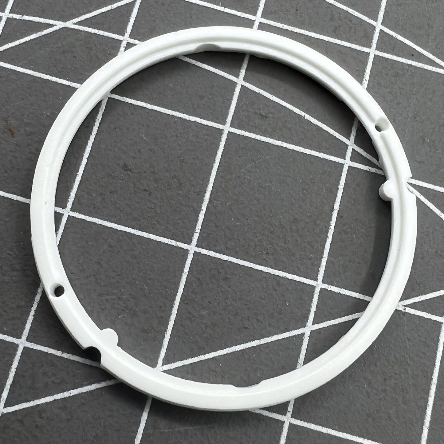 Watch case mounting spacer ring for ETA 2824/2836/2846 movements, precise fit accessory.