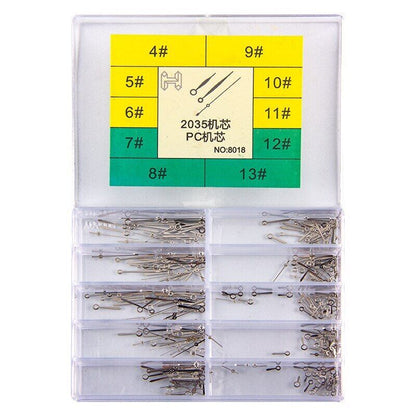 Set of quartz watch hands including small, minute, and hour hands, compatible with 2035 movement.