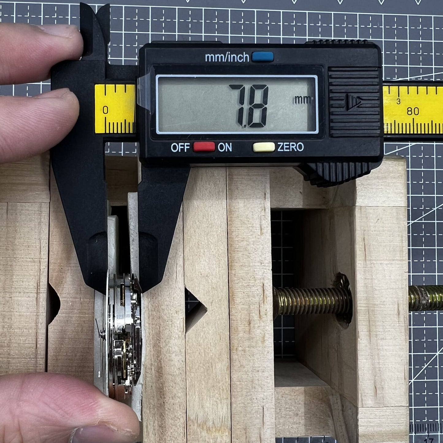 Multifunctional automatic watch with 8 hands showcasing Dandong 7751 movement.