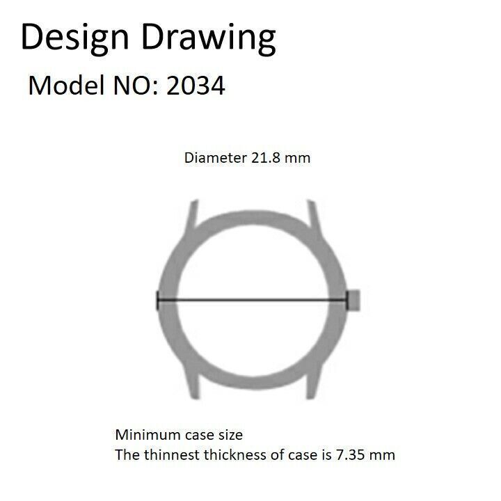 Miyota 2034 Japan Quartz Movement