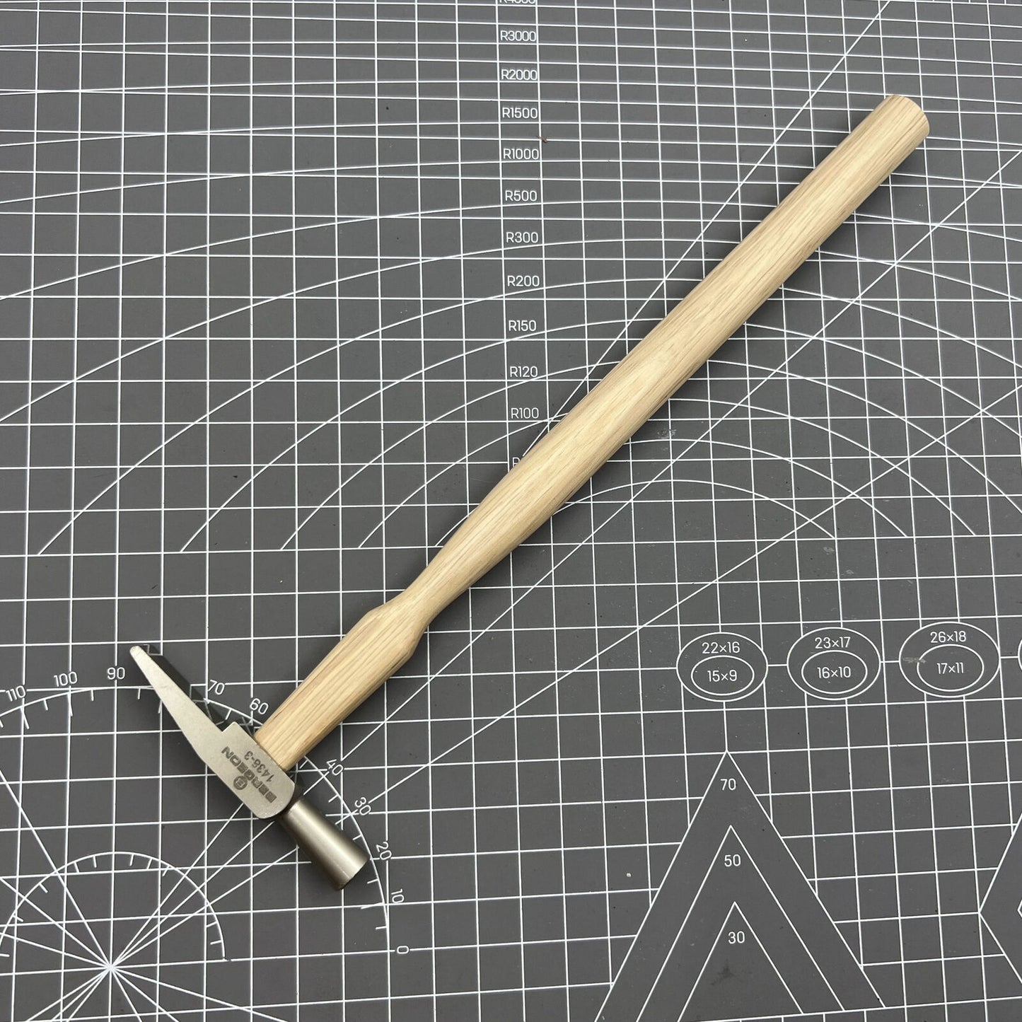 Bergeon 1438-3 Swiss Made watchmaker hammer, 70mm precision tool for repair and assembly.