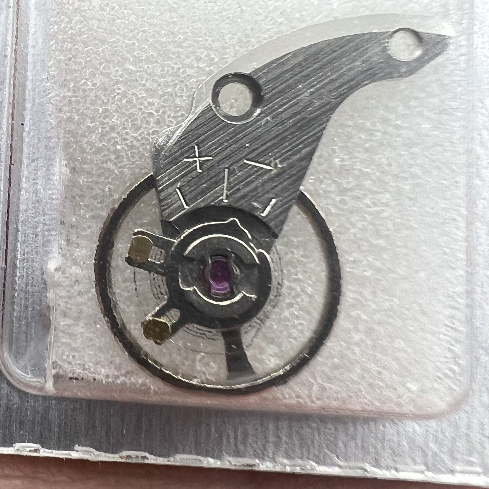 Complete balance wheel with splint for Miyota NH35 NH36 watch movement, precision Japan-made component.