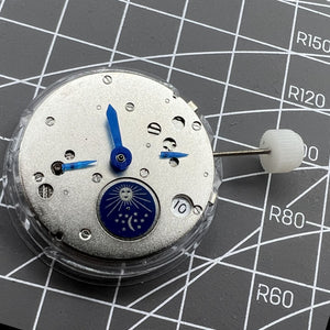 Shanghai Silver Star Moon Phase@6 Automatic Mechanical Movement