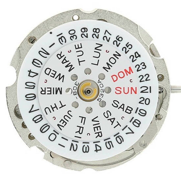 Miyota / Citizen 6T51 Silver Plated Japan Automatic Mechanical Movement