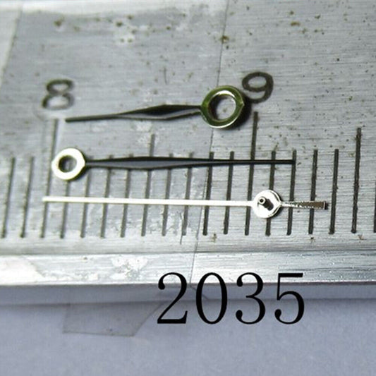 Aiguille de montre peinte en noir de 11 mm pour Miyota 2035 2115 2105 2305 2315