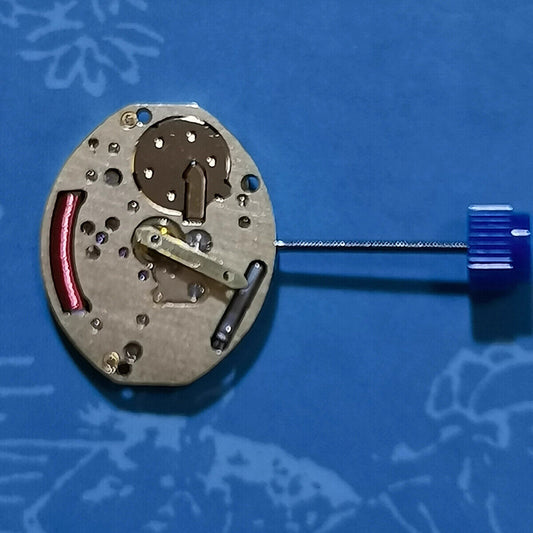 Swiss Made E03.001 quartz movement watch repair part with 2 hands for precise timekeeping.