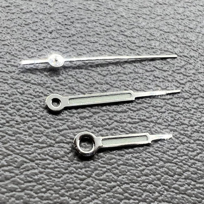 2 Sets Pack Zeigerset Grün Leuchtpunkt Silber Ronda 515 Uhrwerk