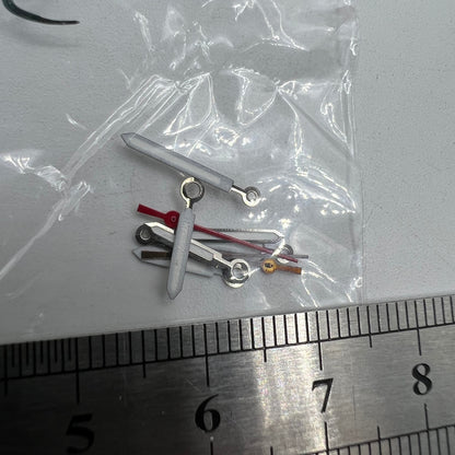 Luminous watch hands compatible with Miyota 2035 quartz, enhancing low-light readability for precise timekeeping.