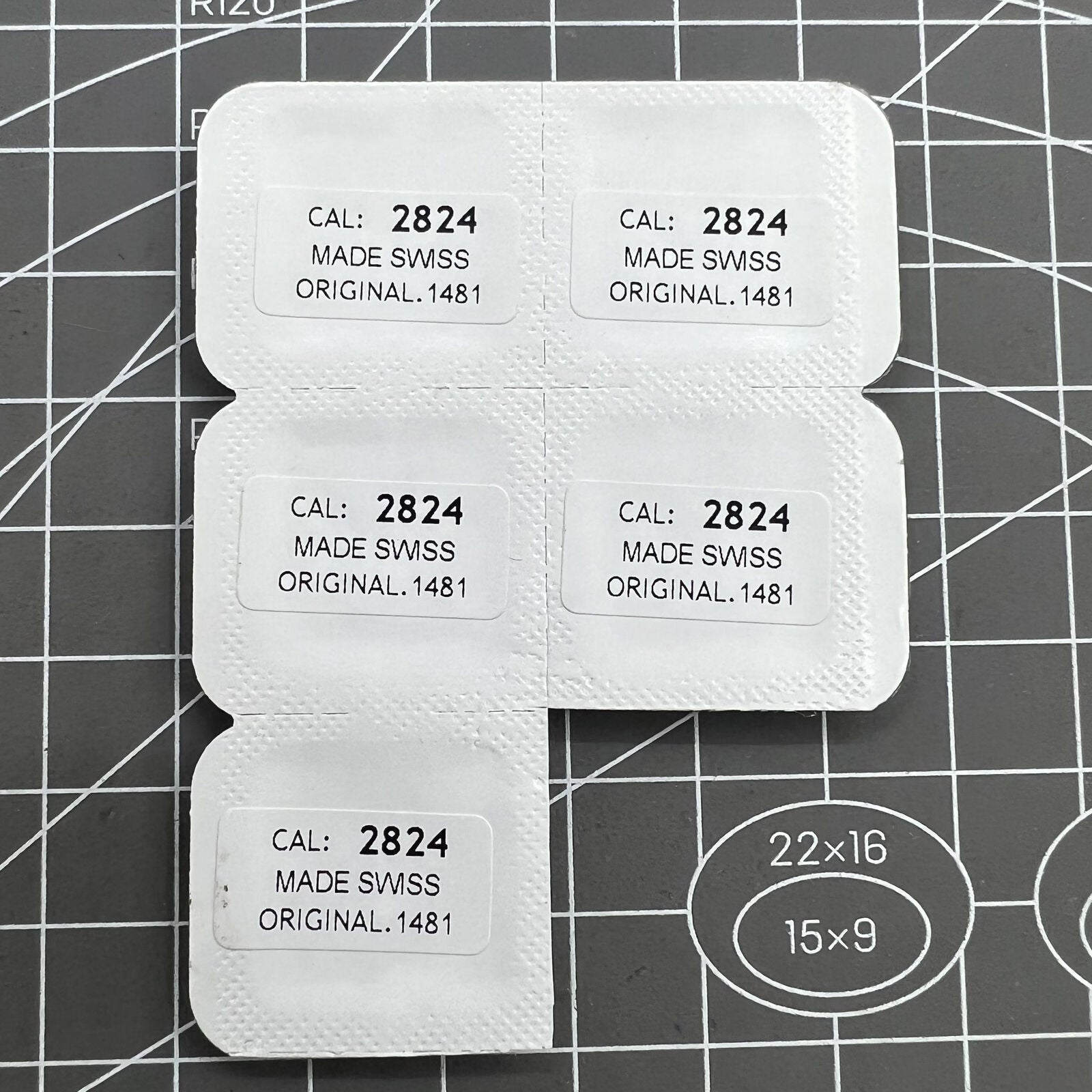 Ball bearing replacement for ETA 2836-2 2824 watch movement, compatible with #1497 models.