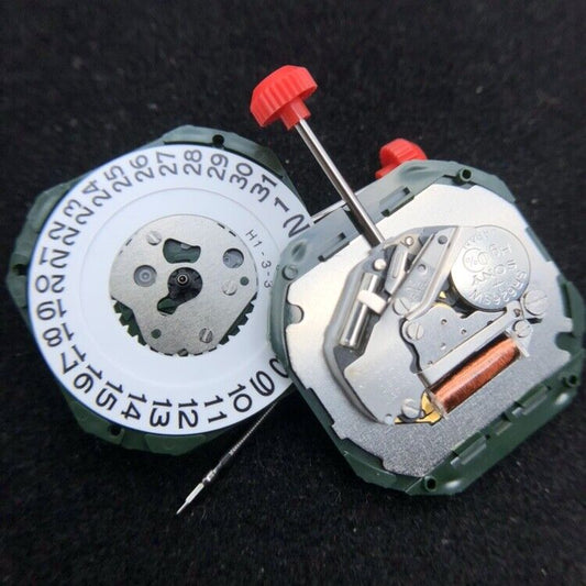 Miyota 2315 Japan Quartz Movement watch accessory showing date display at 3 o'clock position