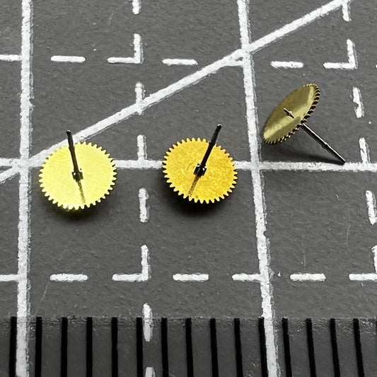 Set of 3 second wheels for Ronda 705/715/515/505 watch movements, precise replacement parts.