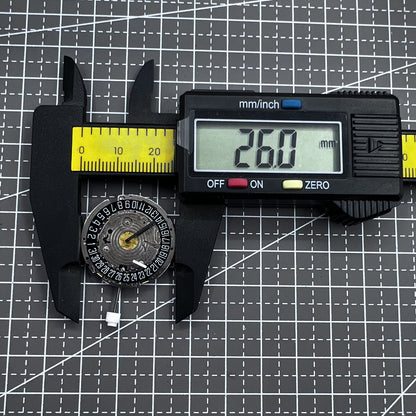Swiss ISA Multifunctional Quartz Watch 8176 2050 with small seconds subdial at 2 o'clock, sleek design