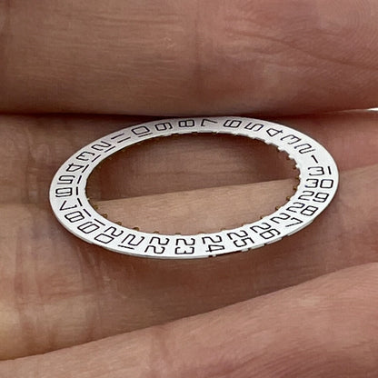 Generic date disk for ETA 2892 and Seagull 2892 watch movements, precise date wheel replacement.